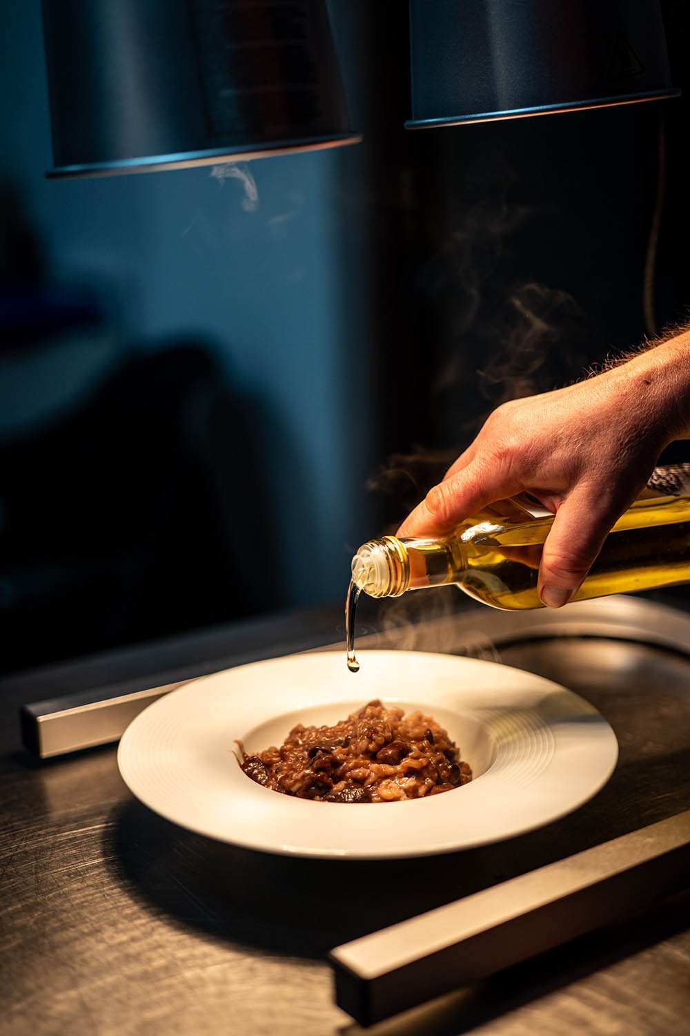 Risotto crémeux à l'huile de truffe