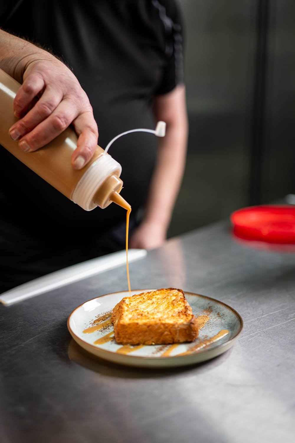 Brioche perdue au caramel beurre salé